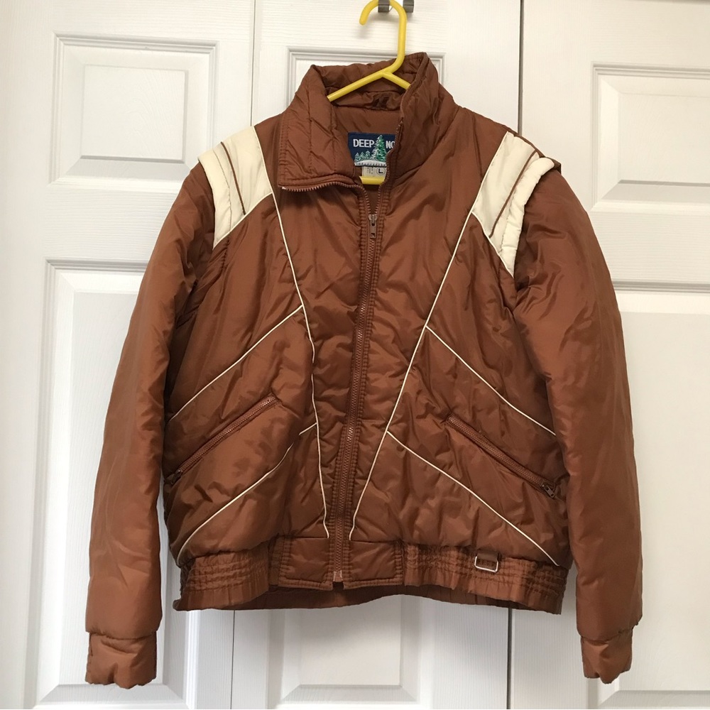 Vintage Sporty Deep North ski vest / jacket